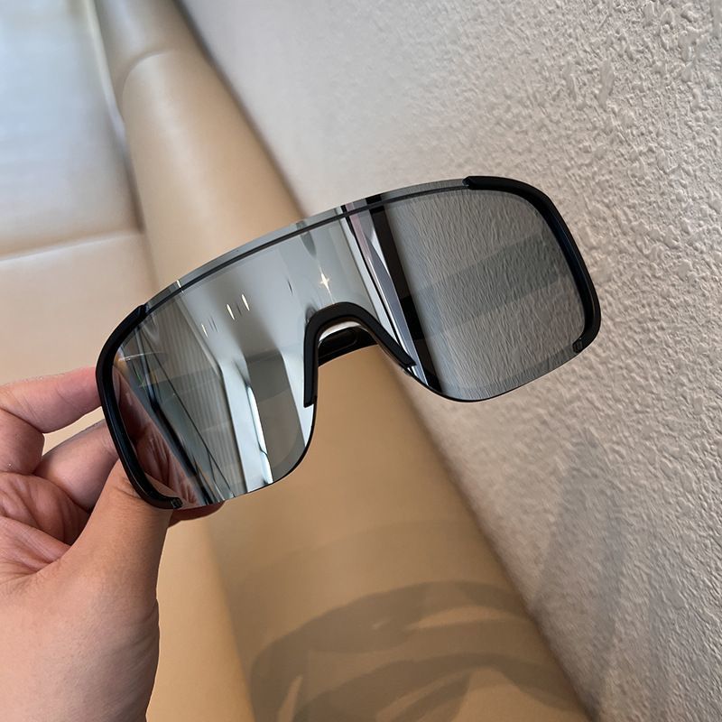 Unisex polarizirana športna sončna očala UV400 zaščita, odporna proti vetru, kolesarska očala z velikim okvirjem, proti bleščanju, zaščita pred mrčesom, za pohodništvo, tek in vožnjo_voghion.com