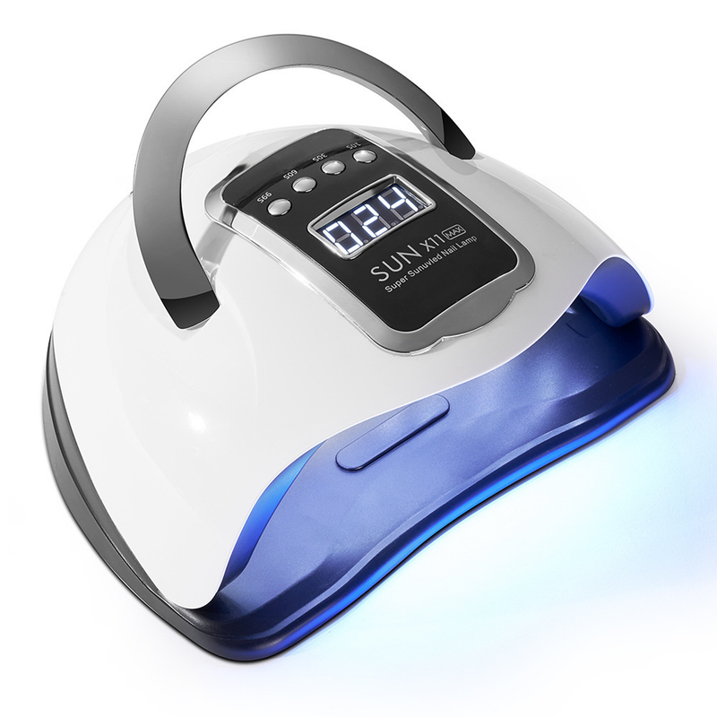 X11MAX – lampe grand espace 220W, LED rapide, séchage par Induction Intelligent, Machine de photothérapie UV pour ongles_voghion.com
