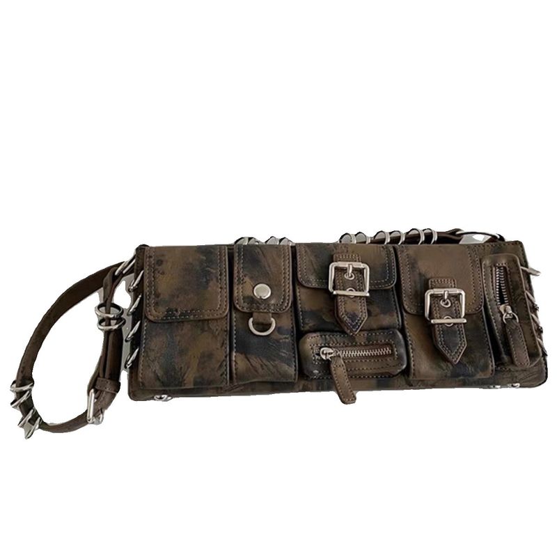 Niche Design Functional Women's 2025 Autumn And Winter New High-end Multi-Pocket Shoulder Armpit Bag Fashion Versatile Casual Daily_voghion.com