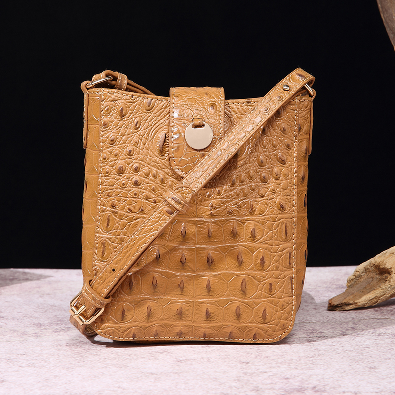 retro slung mobile phone clutch wallet Brahman crocodile pattern for cross-border independent station_voghion.com