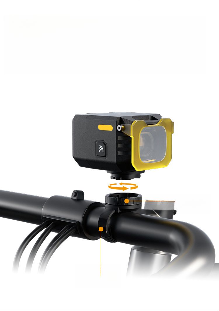 Luce anteriore per bicicletta YUUISD/Jiuyue Q04, batteria a lunga durata, luminosità elevata, luce per bicicletta notturna_voghion.com