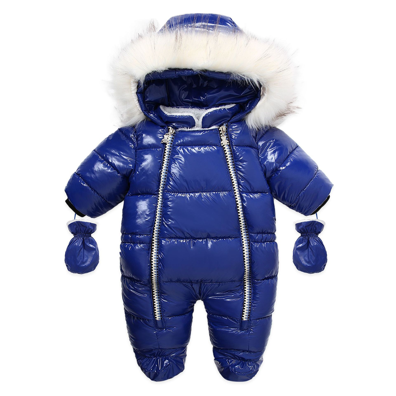 Roupas de bebê novas crianças de inverno grosso quente macacão de bebê_voghion.com