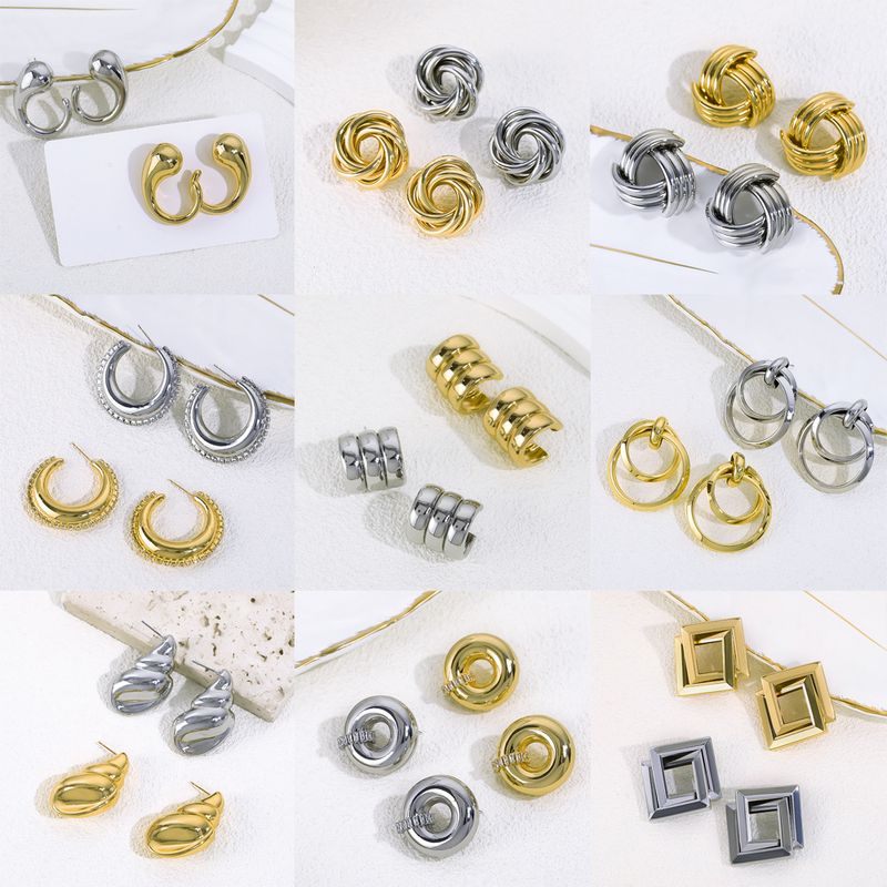 Con un design unico per le donne, orecchini placcati in oro in stile francese leggero e lussuoso, orecchini con nappe a forma di cuore_voghion.com