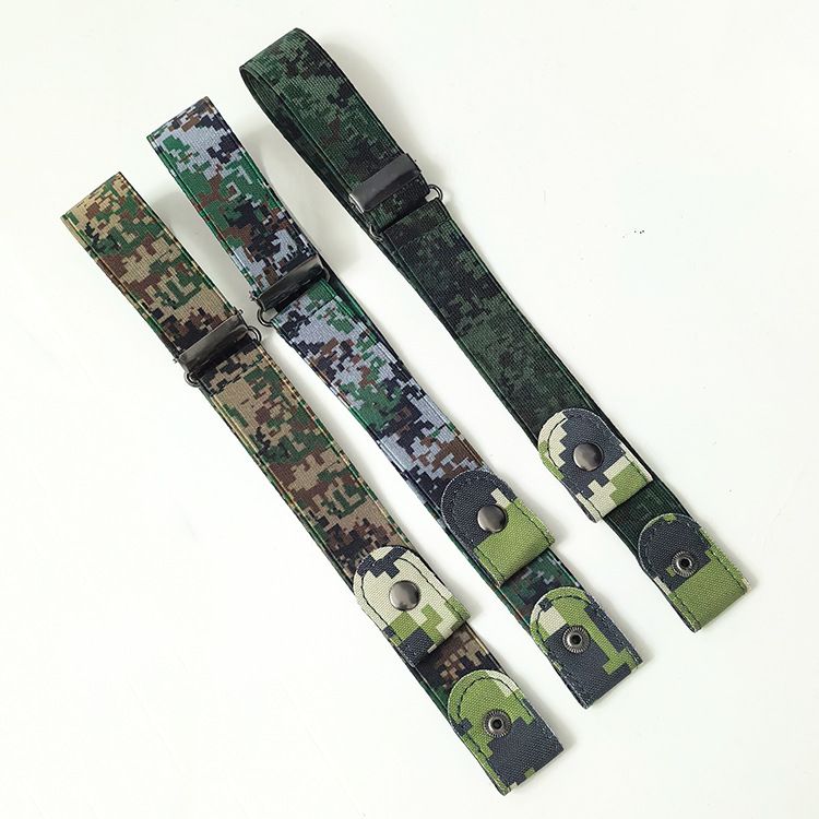 Militärtraining Lazy Belt Damenjeans Elastischer Bund Versteckter Gürtel Taillenumfang Große Änderung Kleiner Bund Elastischer Gürtel_voghion.com