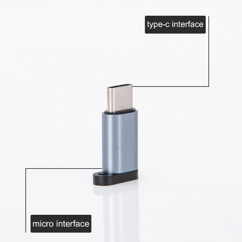 Xinweiqing Şarj Adaptörü Şarj Veri İletimi Mini Tip-c Mikro USB Dişi Dönüştürücü Cep Telefonu için_voghion.com