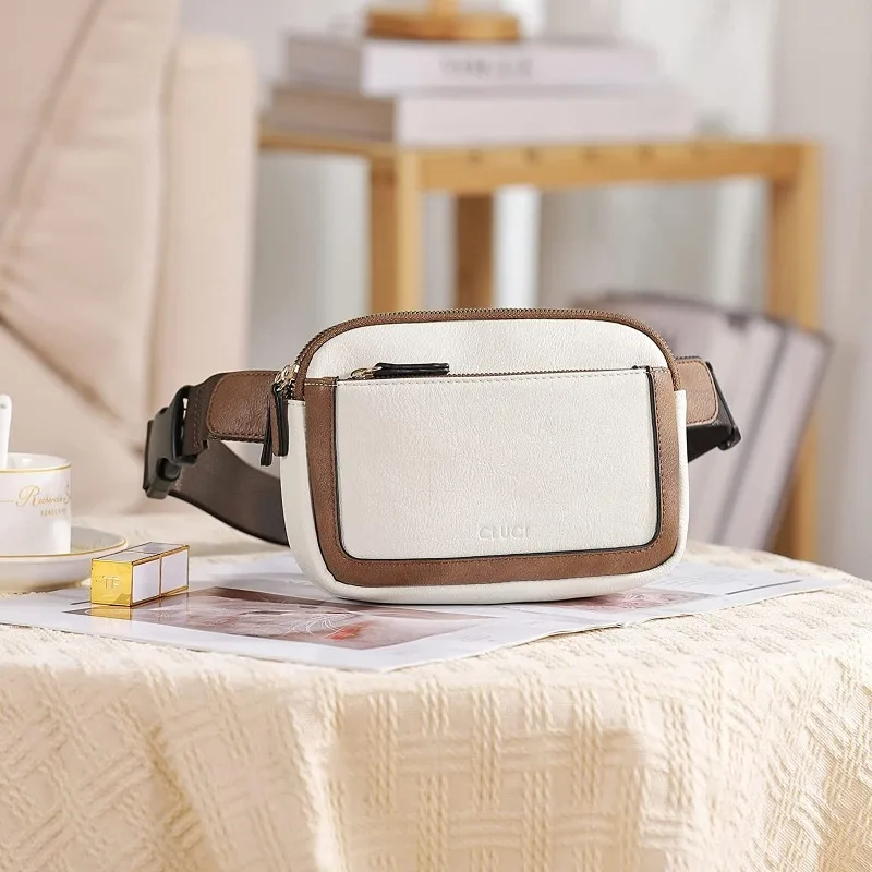 Waist Bag Women Crossbody Bag Belt Bag Adjustable Strap Fashion Casual Leather Female Pack Ladies Messenger Shoulder Bag Travel_voghion.com
