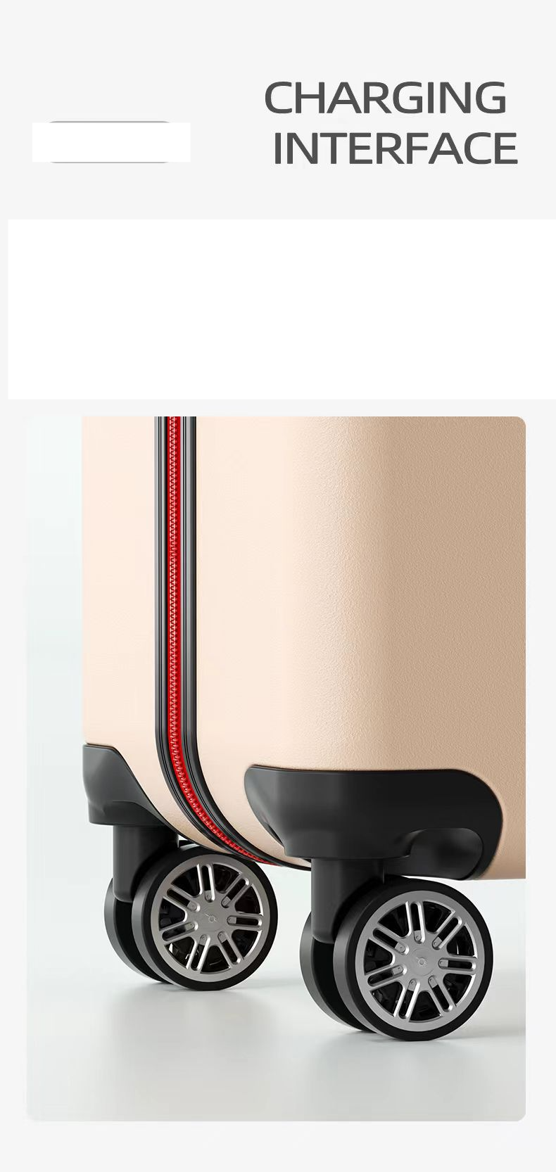 Unisex Gepäck 20 Zoll Trolley Koffer fir Fraen mat grousser Kapazitéit 24 robust kleng Reeskoffer_voghion.com