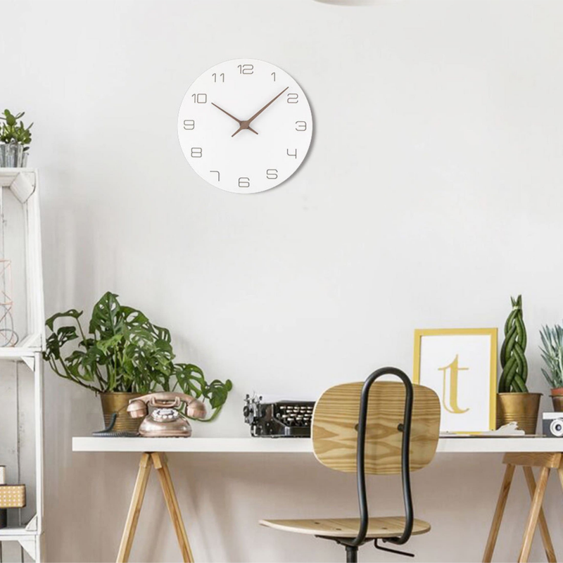 1gab viesistabas klusais sienas pulkstenis, personalizēts koka kvarca pulkstenis sienas pulkstenis mājas minimālisma sienas pulkstenis_voghion.com