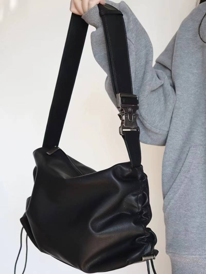 Nuova borsa per donna con un tocco di alta qualità, moda plissettata, borsa tote di grande capacità, borsa a tracolla larga per pendolari_voghion.com