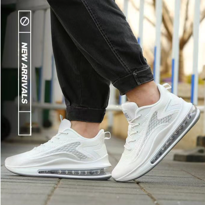 Buty męskie Gruba podeszwa Buty sportowe Wakacyjne bieganie Oddychające i odświeżające Poduszka powietrzna Fly Woven Buty do chodzenia i biegania na co dzień_voghion.com