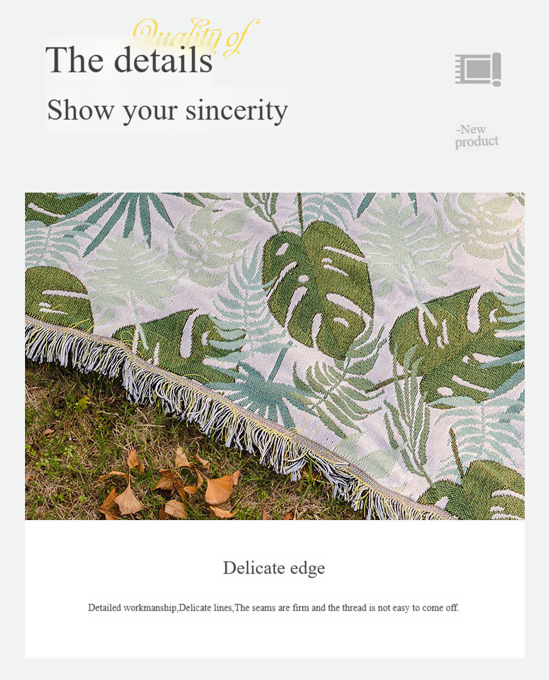 Couverture de pique-nique d'extérieur de style nordique - Imperméable, résistante au sable, multifonctionnelle pour le camping et la plage_voghion.com