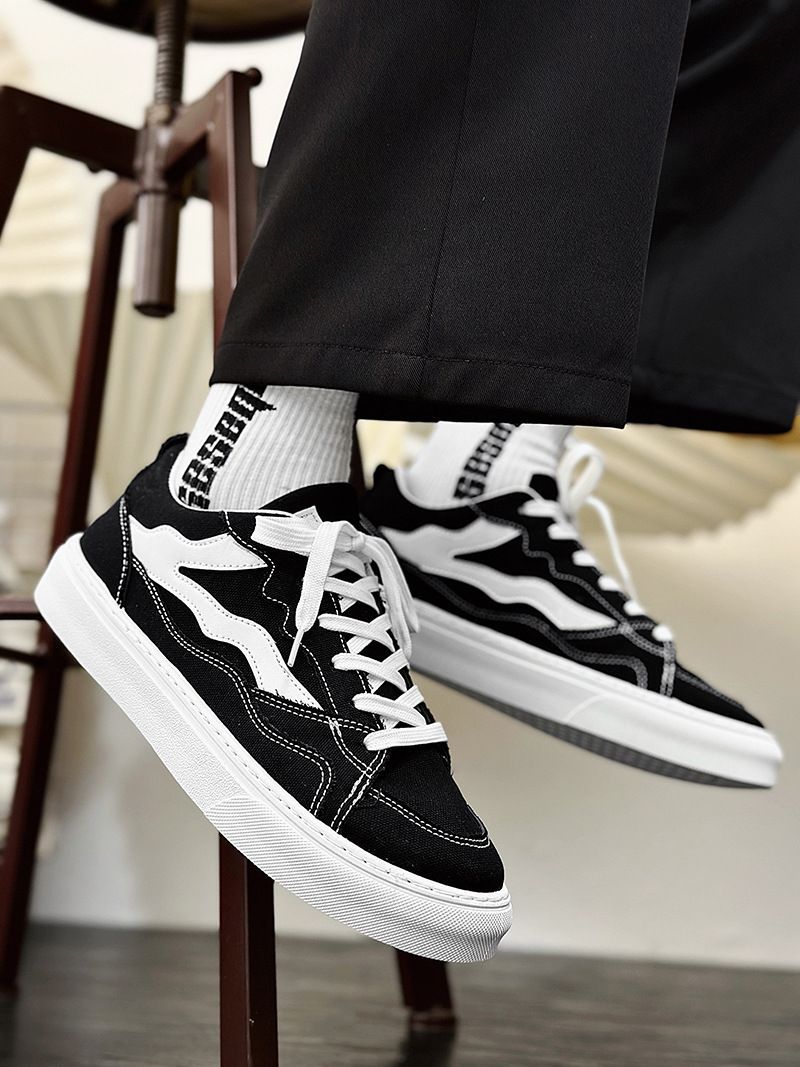 Nye studerende casual lærred herremode surfsko_voghion.com