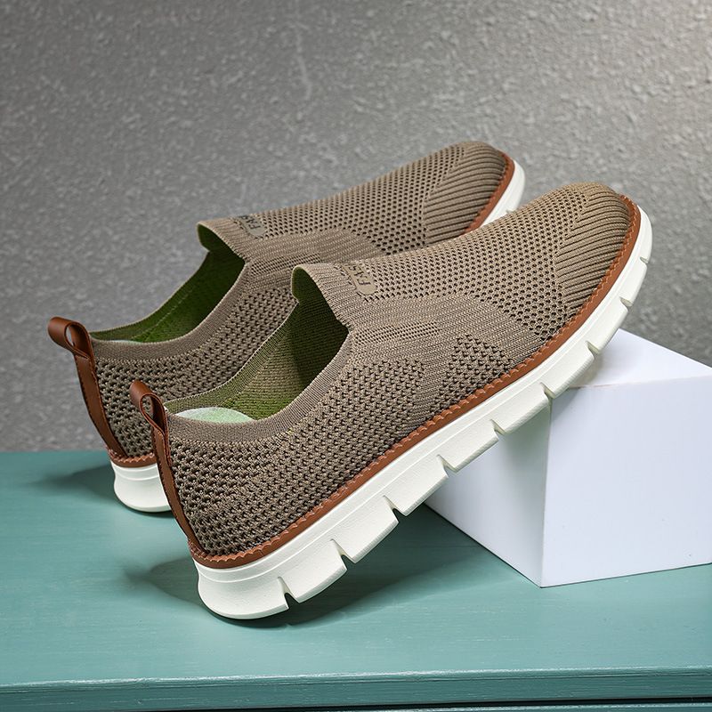 Euro Step Neue leichte, atmungsaktive Schnürschuhe für Herren, große Größe, rutschfest, für den Außenbereich, lässig_voghion.com