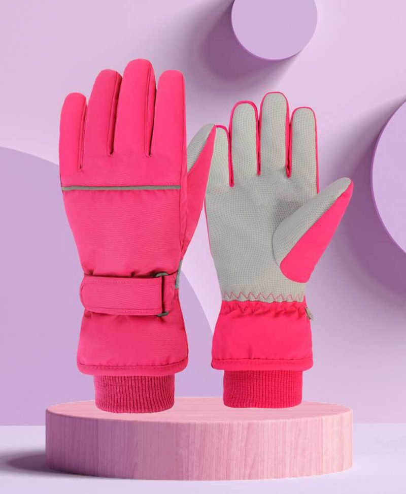 2024 Luvas de esqui para crianças mantêm os dedos aquecidos, luvas grossas à prova d'água, luvas de inverno para snowboard, neve, luvas para crianças, acessórios para meninos e meninas_voghion.com