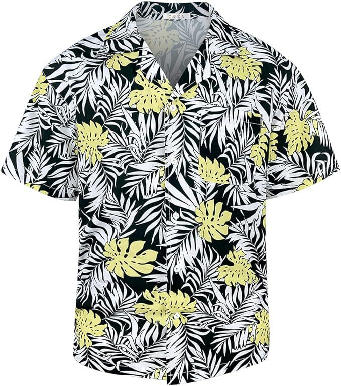 2024 Frühjahr/Sommer Herren Strand Hawaii Kurzarm Blumenhemd Heißer Verkauf für Männer_voghion.com