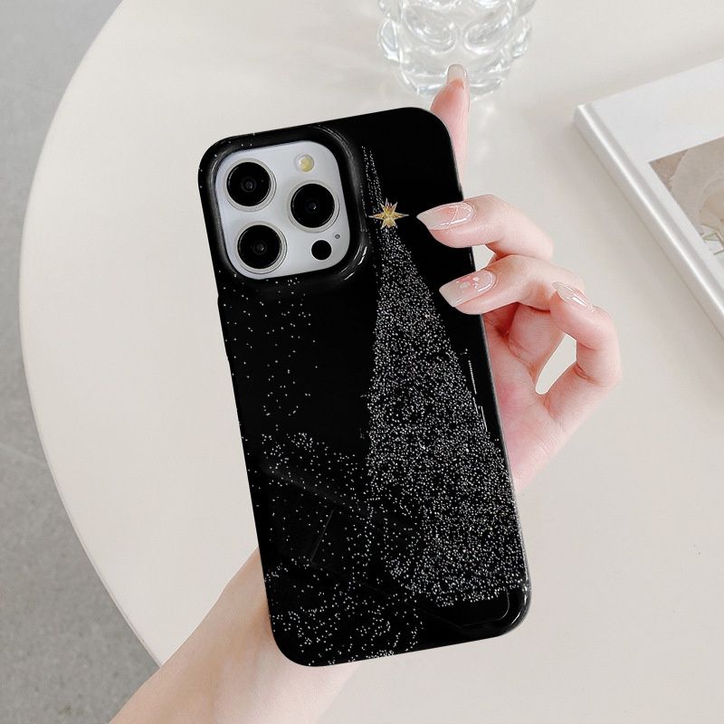 50455555550<=3 Starlight Christmas Tree Compatible With 16 Phone Case 15 Pro Max Film 14 Stand 13 Two-in-One 12_voghion.com