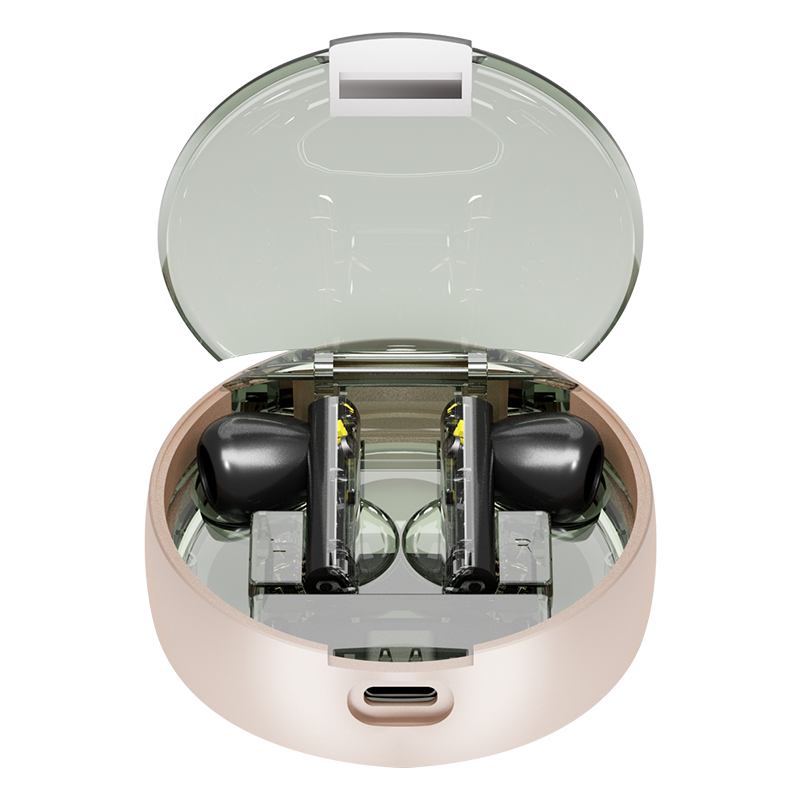 HIFI ses kalitesi, stereo ses, otomatik bağlantı, yüksek çözünürlüklü gürültü azaltma ve uzun pil ömrüne sahip iç kulak kablosuz kulaklıklar_voghion.com