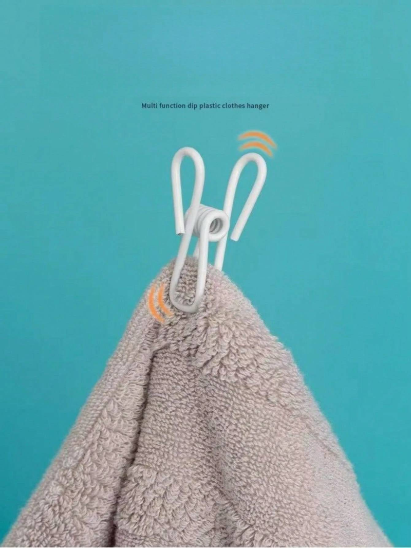 1-pack Portable Travel Clothesline With 12 Clips. Practical Retractable Clothesline, Non-slip And Adjustable. Suitable For Travel, Home Use, Etc._voghion.com