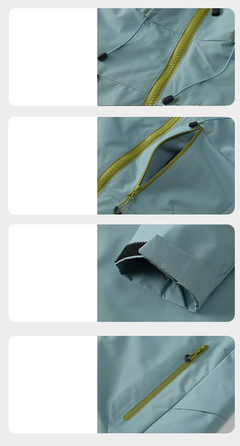 Unisex 3-in-1 Waterproof Hiking Jacket - Detachable Fleece Liner & Windproof Shell (10 Colors, XS-3XL)_voghion.com