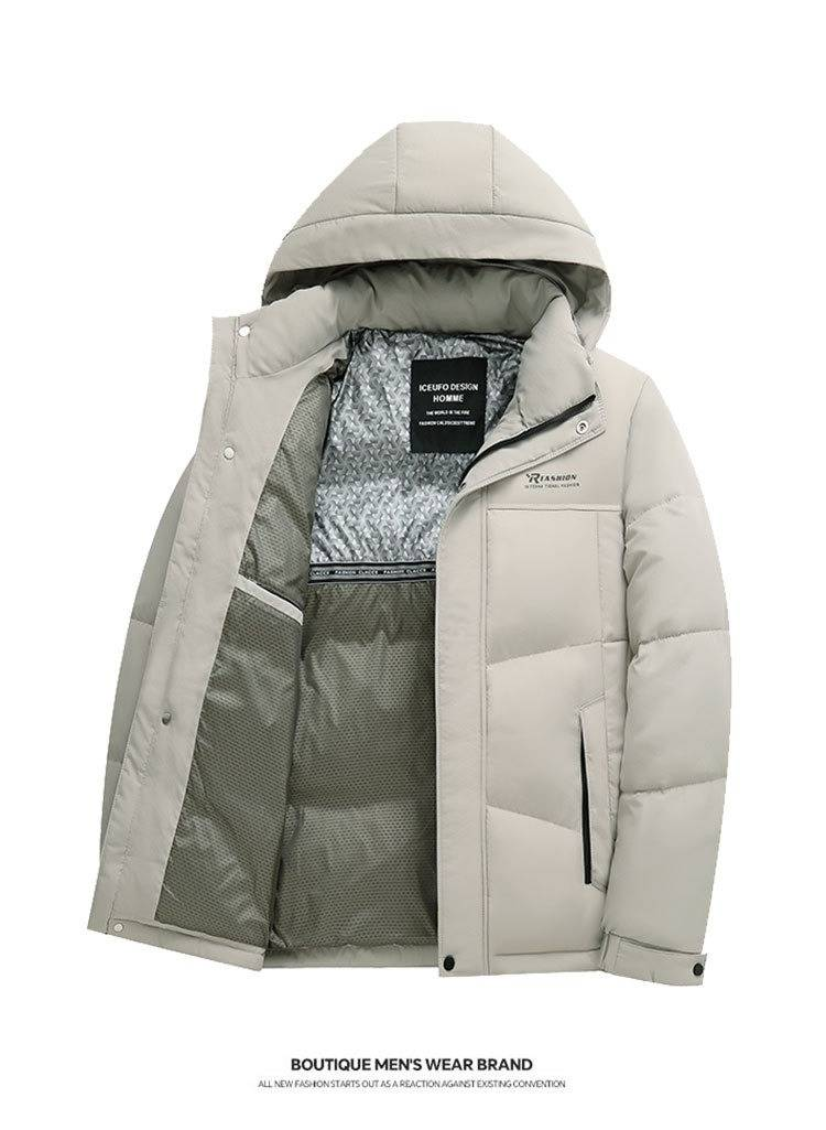 Herren-Winterjacke mit Graphen-Futter, winddichtes 3D-Design, verdickter warmer Mantel für kaltes Wetter, modischer, lässiger Kapuzenmantel mit Reißverschluss_voghion.com