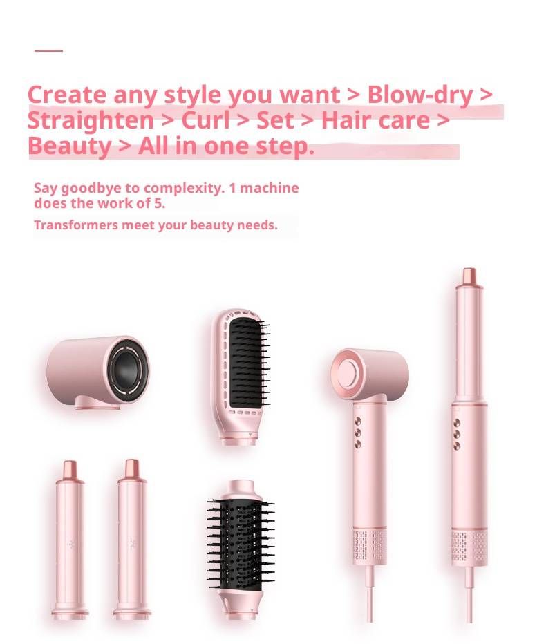 4-Speed AC Motor Hair Dryer With Ionic Technology - Salon-Grade Blow Dryer For Home/Dorm Use (1300W, ABS+PC Shell, Overheat Protection)_voghion.com