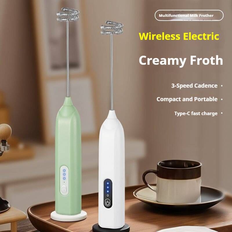 Professional 1200W Handheld Mixer – 7-Speed Electric Whisk For Baking, Cooking & Coffee (Cordless, Ultra-Powerful, Lightweight)_voghion.com