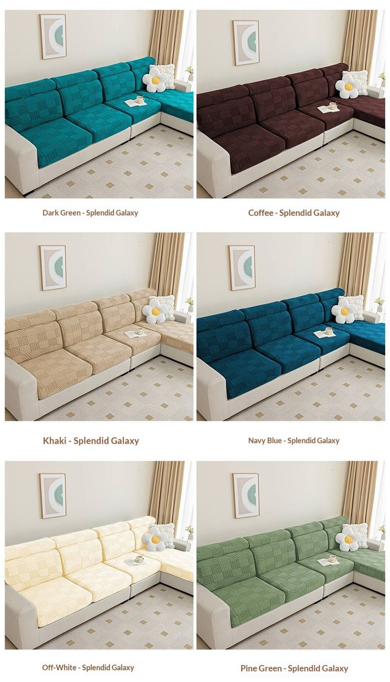 Copridivano elasticizzato – Copertura totale, tessuto in poliestere, vestibilità moderna per divano componibile, divano a due posti e poltrona (antiscivolo, lavabile in lavatrice)_voghion.com