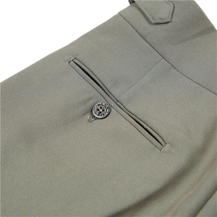 New Neapolitan Drape High Waist Men's Casual Pants Trendy Trousers_voghion.com