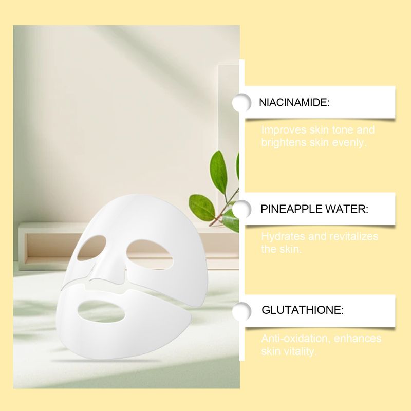 Maschera viso idratante profonda alla nicotinamide HOYGI rassoda la pelle, idrata delicatamente e ammorbidisce la pelle_voghion.com
