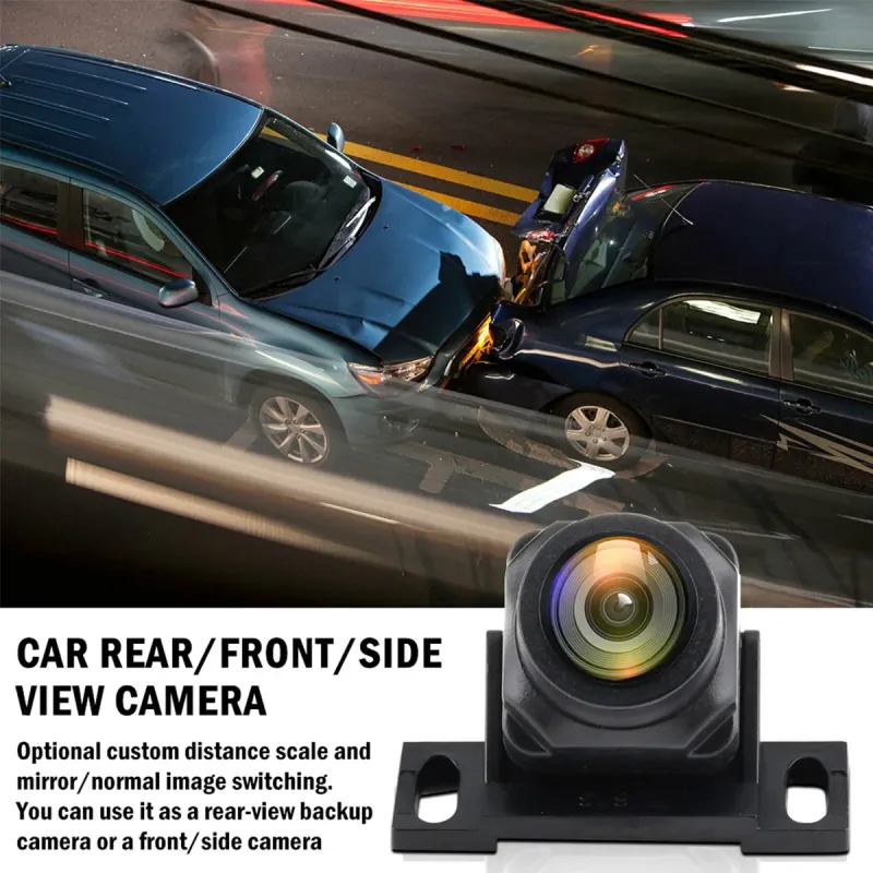Câmera de ré para carro 1080P, ângulo amplo de 170 °, ajustável, anti-interferência, visão noturna, à prova d'água, estacionamento automático, nova_voghion.com