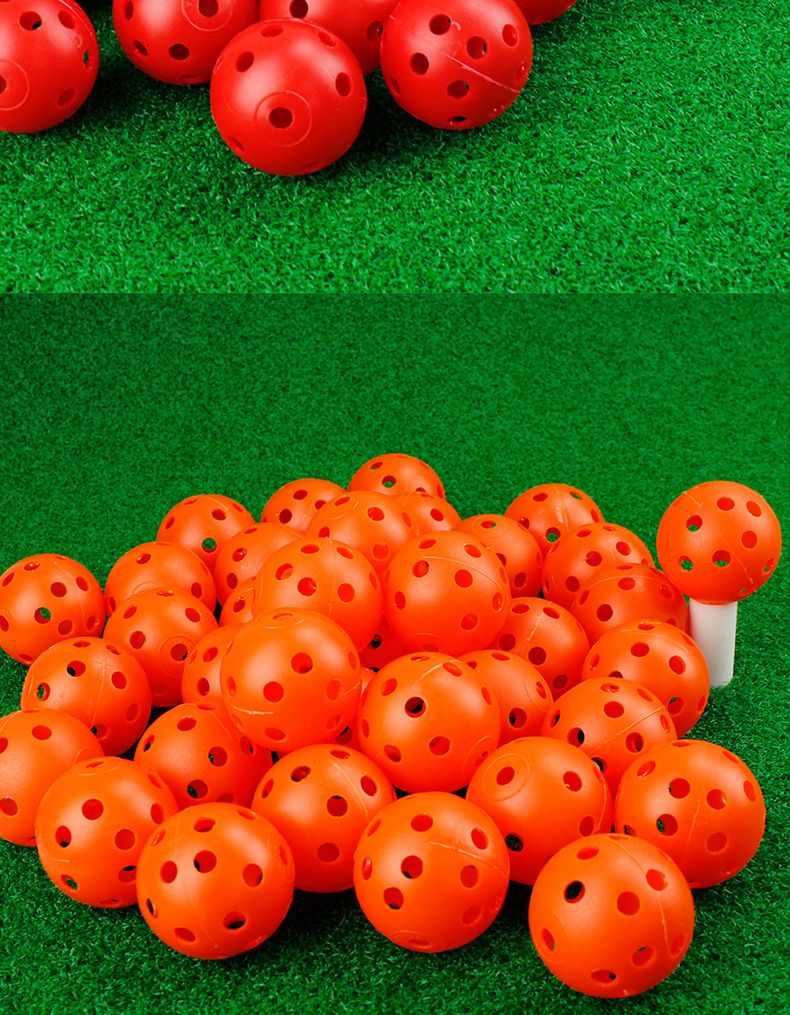 42mm Indoor Practice 26-Hole Hollow Multi-Color Optional 4.3g Golf Hole Ball_voghion.com