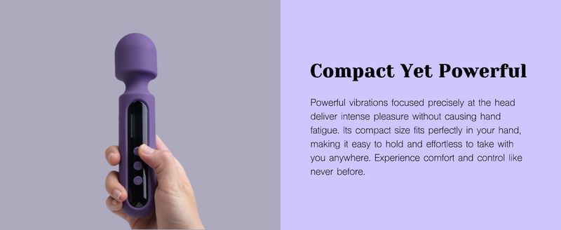 Wand Vibrator Kits, Couple Adult Sex Toys With 3 Attachments For Clit, G Spot, Glans, Clitoral Stimulator Vibrating Dildo, 10 Patterns 4 Speeds_voghion.com