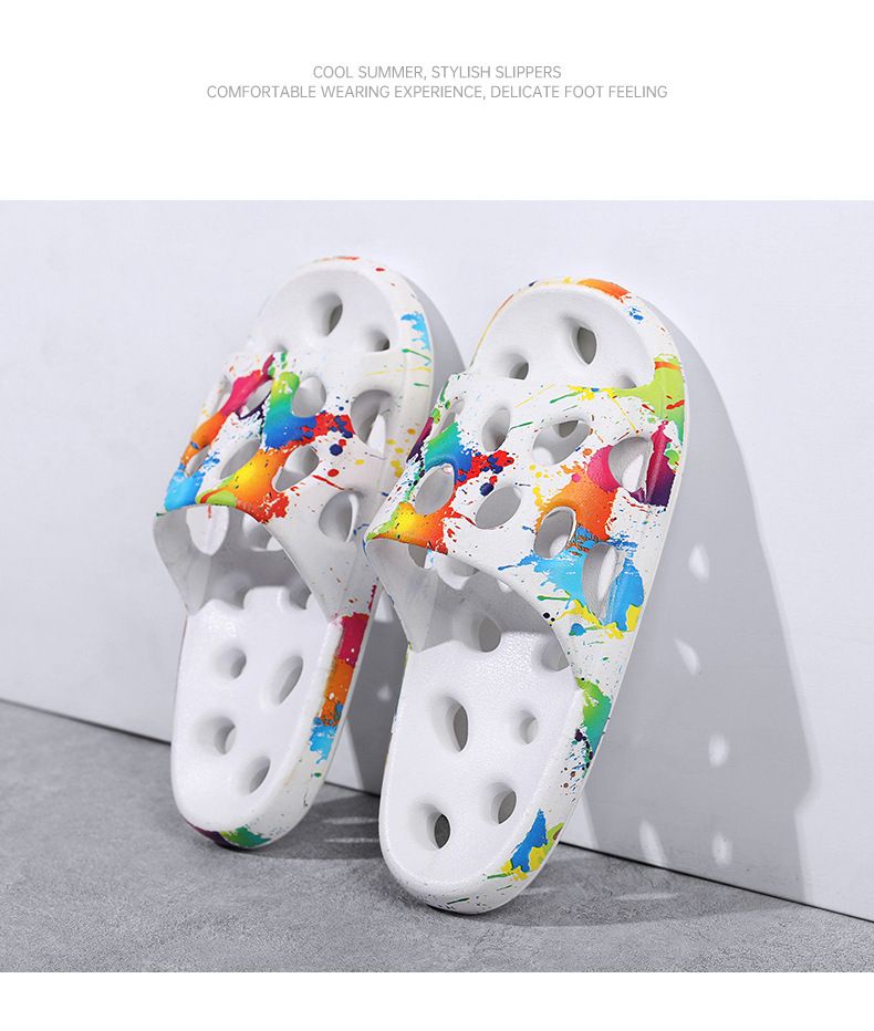 Verão Novo Interior Banheiro Exterior Casual Chinelos Grande Coreano Moda Versátil Camo Trendy Sapatos Masculinos_voghion.com