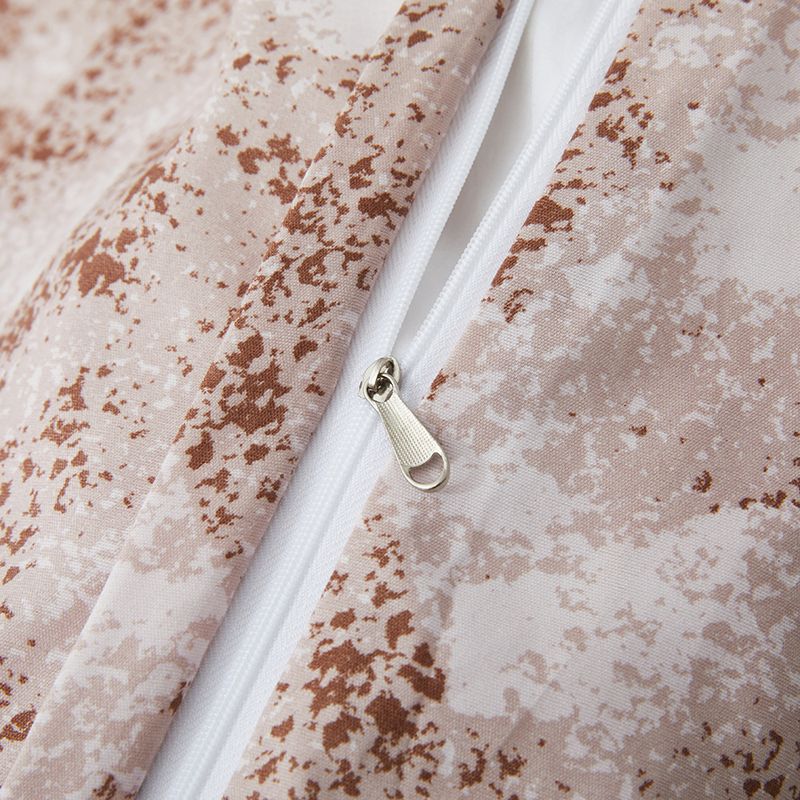 Set copripiumino di lusso con stampa geometrica - Collezione di biancheria da letto in morbido poliestere spazzolato in stile nordico moderno - Lenzuolo con angoli e federe - Diverse misure_voghion.com