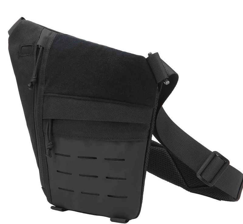 Oxfordtyg Enkel Axelväska Stöldskyddsväska Tätsittande Crossbody Bröstväska Taktisk Osynlig Väska För Män_voghion.com