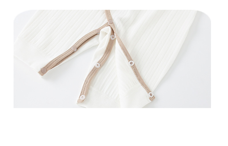 Ropa para recién nacidos, las cuatro estaciones pueden usar ropa de clase A, mono de bebé recién nacido con Velcro de algodón_voghion.com
