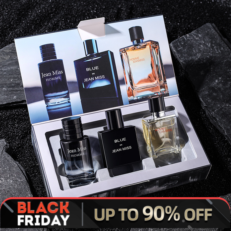 Pánská parfémová sada Small Town Yixiang Love s dlouhotrvající vůní, dárková krabička s parfémem Blue Land pro muže 30ml *3_voghion.com