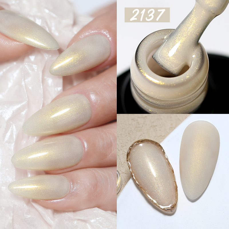 Arte Clavo 15 ml Pearl Shell Gel-Nagellack, Soak Off Primer für UV-Nägel, Gel-Lack, semi-permanenter Nagellack, Gellak-Gel_voghion.com
