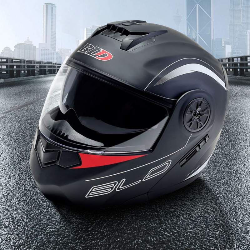 Motorcycle helmet full helmet double lens uncovered helmet four seasons universal summer Riding helmet_voghion.com