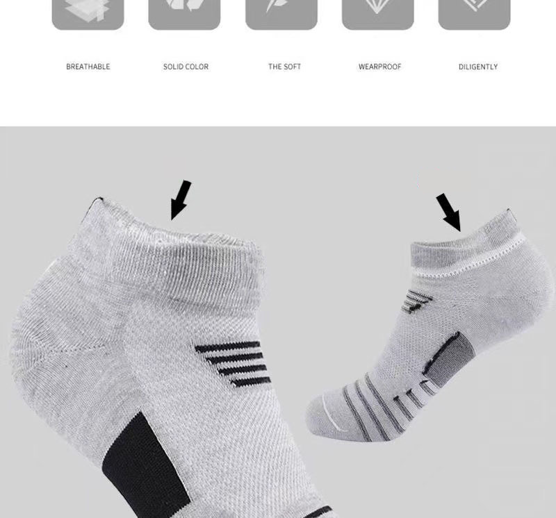 Cipőkiegészítők Kosárlabda Zokni Férfi Sportzokni Vastag Rövid Zokni Törölköző Alsó Dezodor Gyorsan Száradó Futó Zokni Kültéri_voghion.com