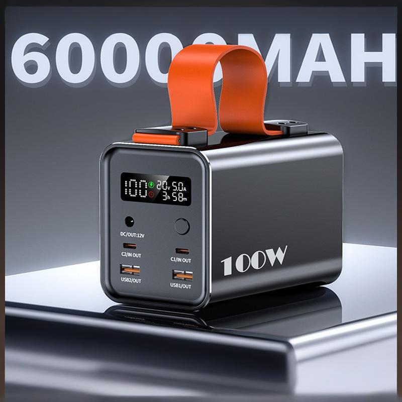 PD100W High Two Way Fast Charging Laptop Bank Portable Outdoor Large Capacity Lighting Power_voghion.com