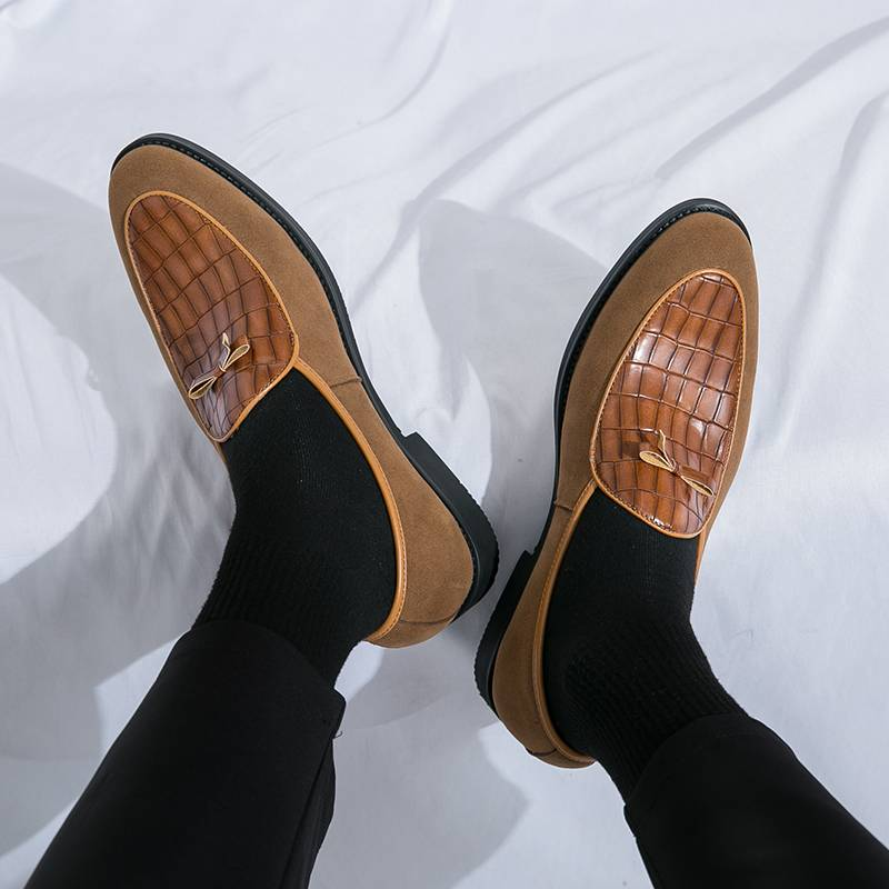 Herrenschuhe Casual Herren Loafer Atmungsaktive Büro Formelle Schuhe Herren Designer Slip On Driving Schuhe Plus Größe 38-46_voghion.com