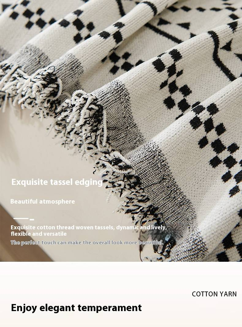 Bohemian Style Sofa Cover - Universal All-Season Sofa Protector With Geometric Pattern, Dustproof & Anti-Slip, Sizes 180x130cm To 180x460cm_voghion.com