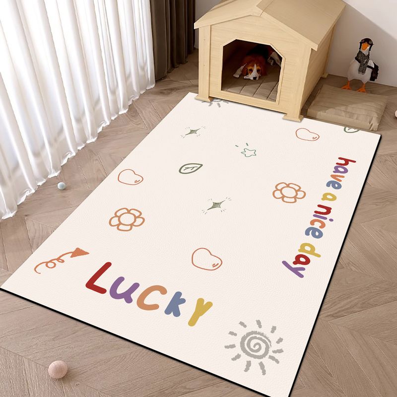 Rutschfeste PVC-Haustiermatte mit niedlichen Cartoon-Aufdrucken – wasserdicht, schmutzabweisend, leicht zu reinigen für Hunde und Katzen – Schutz für Zuhause, Käfig und Boden_voghion.com