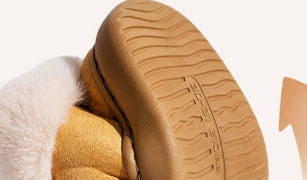"Unisex Winter-Hausschuhe für Kinder – Fleecegefütterte Hausschuhe für drinnen und draußen mit rutschfester Sohle (Khaki/Pink/Dunkelbraun)"_voghion.com