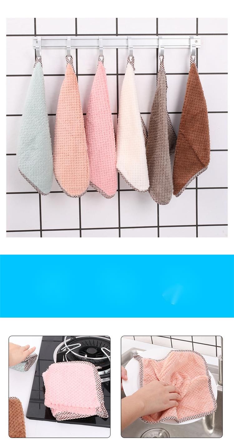 Antiaanbakolie, niet-pluizende vaatdoek, vlekverwijderaar, waterabsorptie, keukenschuursponsje, handdoek,_voghion.com