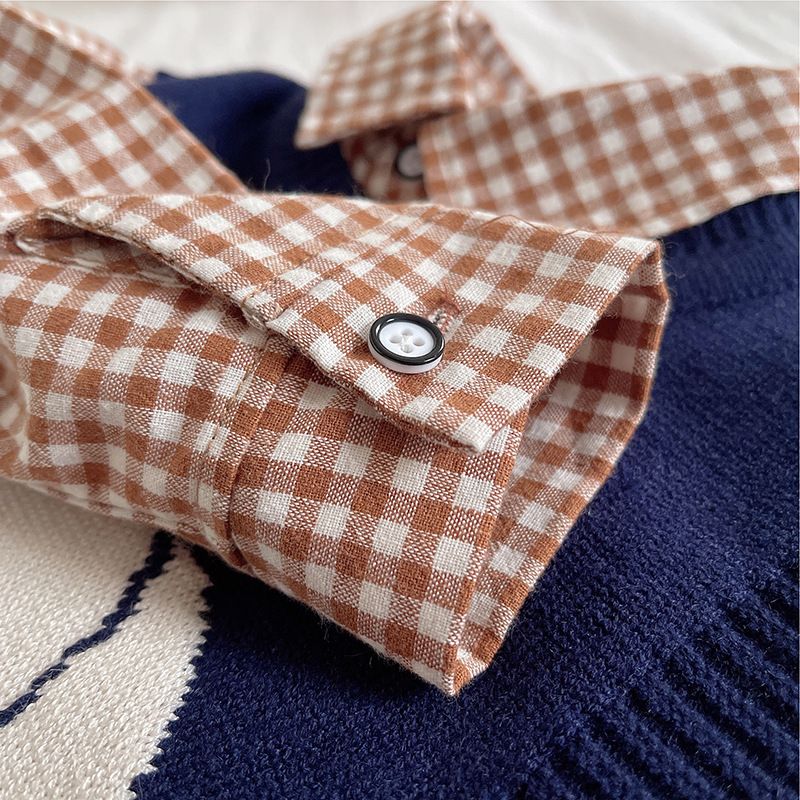 Collezione primavera 2025, versione coreana, gilet a forma di maialino, maglia esterna sottile lavorata a maglia, maglione per bambini con cartoni animati_voghion.com