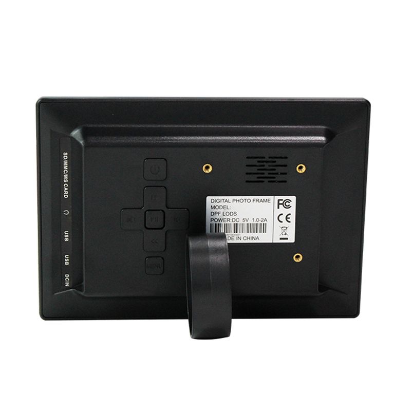 7 Inch LED Screen Digital Photo Frame Electronic Album Music/Video/Photo Supports Multiple Languages Clock/calendar_voghion.com