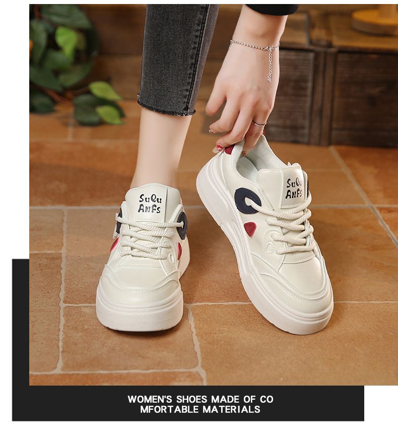 Scarpette bianche per bambini, ragazze, studenti, tempo libero, sport, scarpe da tavola versatili, tiro da strada_voghion.com