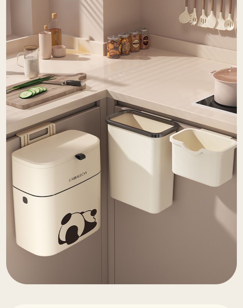 ACZT Brabantia Touch Bin – Soft-Close Lid, Wall-Mounted, Stainless Steel Kitchen Trash Can_voghion.com